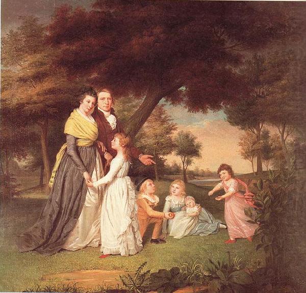 James Peale The Artist and His Family china oil painting image